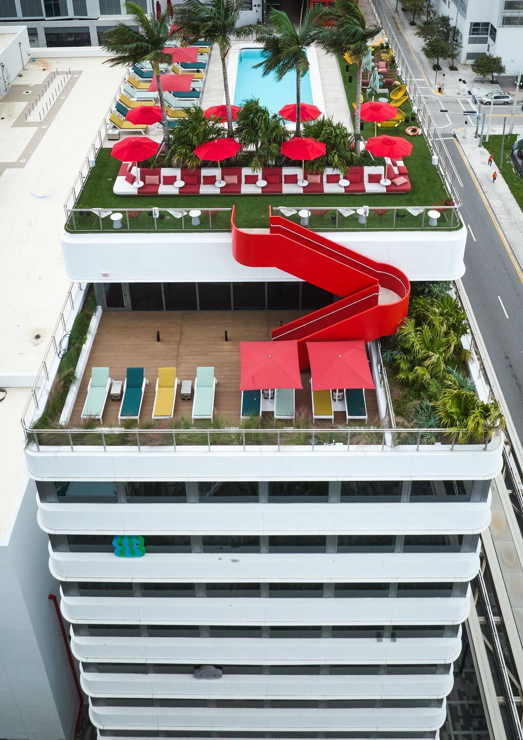 citizenM rooftop bar — revenue-generating amenity space